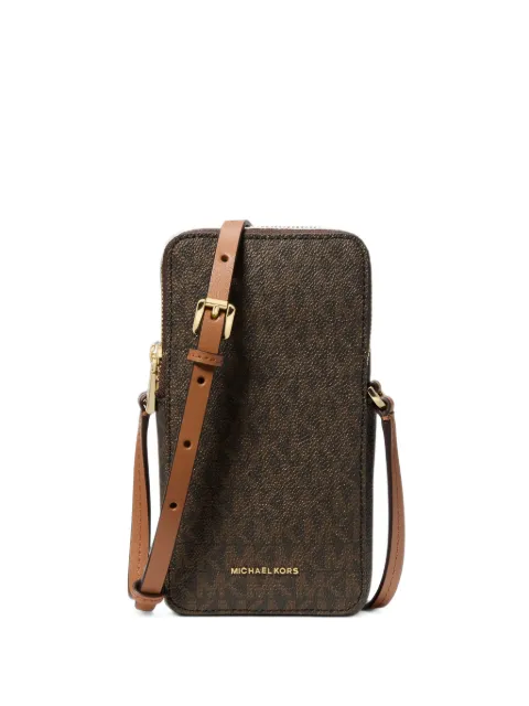 Michael Kors Jet Set small pebbled leather smartphone crossbody bag
