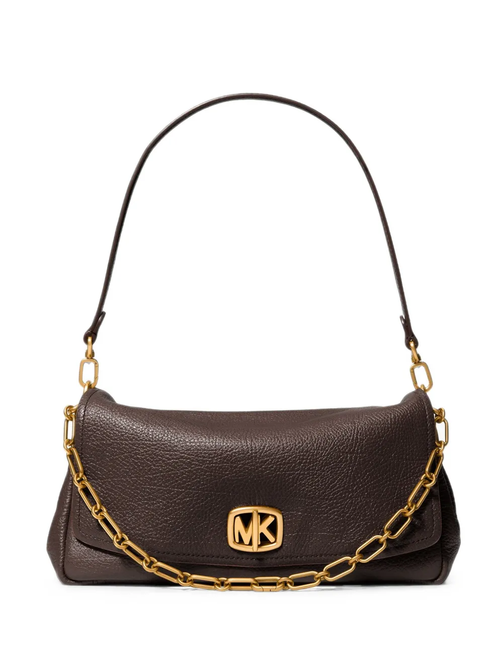 Michael Kors Bryant large textured leather convertible shoulder bag - Marrone