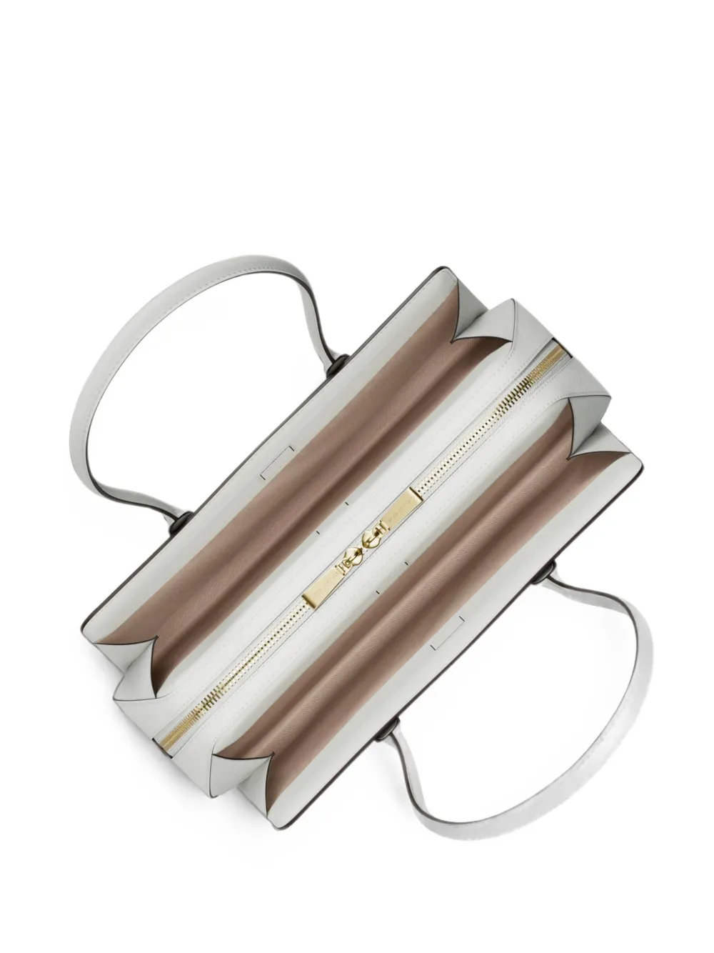 Michael Kors Laila kleine leren schoudertas Wit