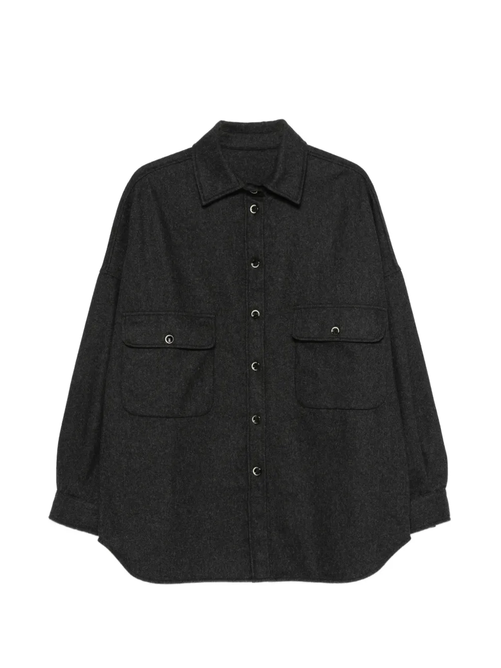 Nine In The Morning Camicia Tilda dotata di tasche con patta - Grigio
