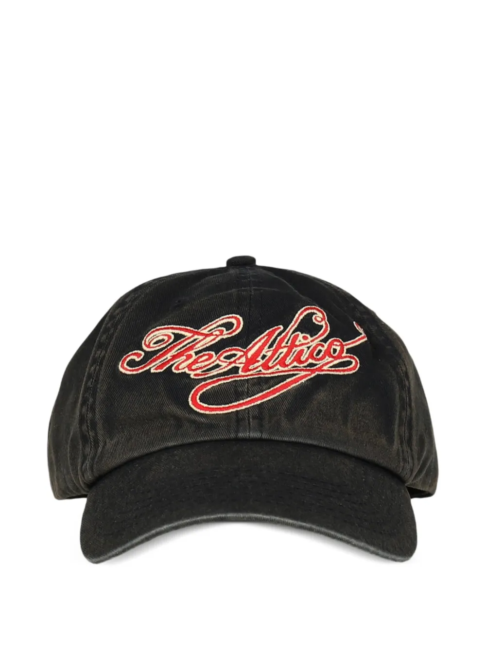 The Attico logo-embroidered cap