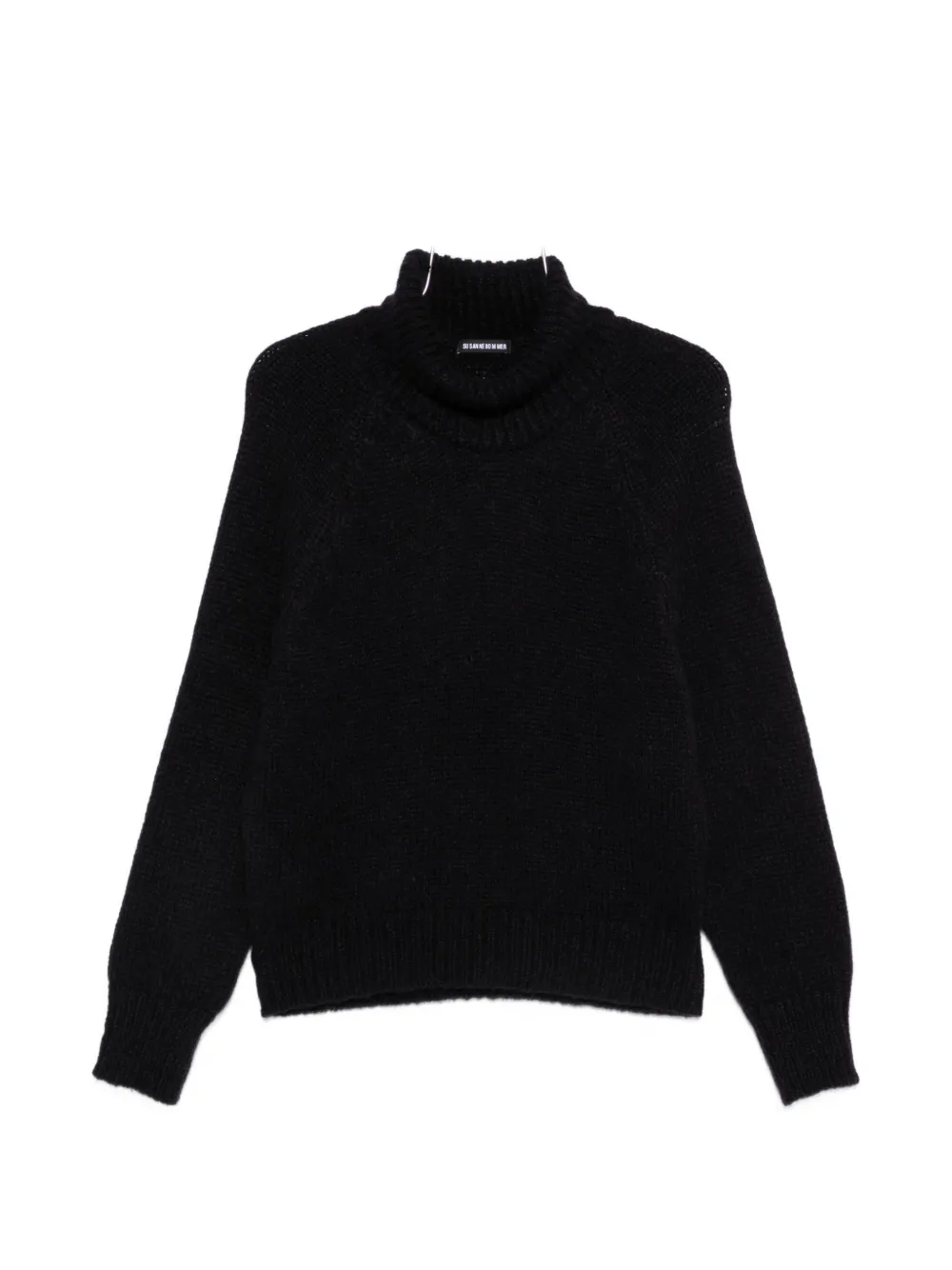 Susanne Bommer Turtleneck Raglan-sleeve Sweater In Black