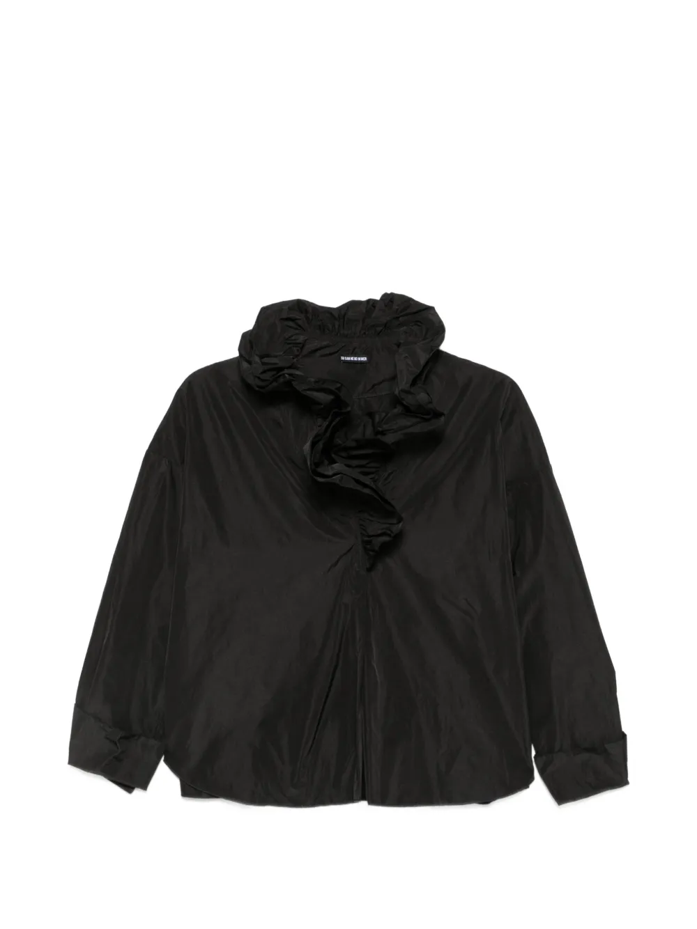 SUSANNE BOMMER ruffled long-sleeve shirt