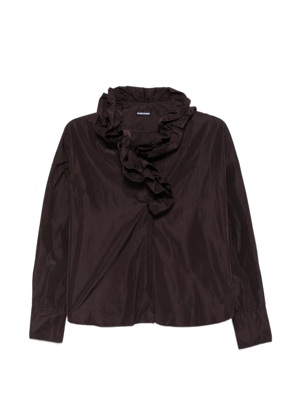 SUSANNE BOMMER ruffled-collar shirt