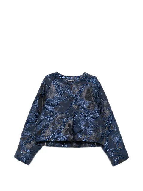 SUSANNE BOMMER chamarra corta con efecto en jacquard