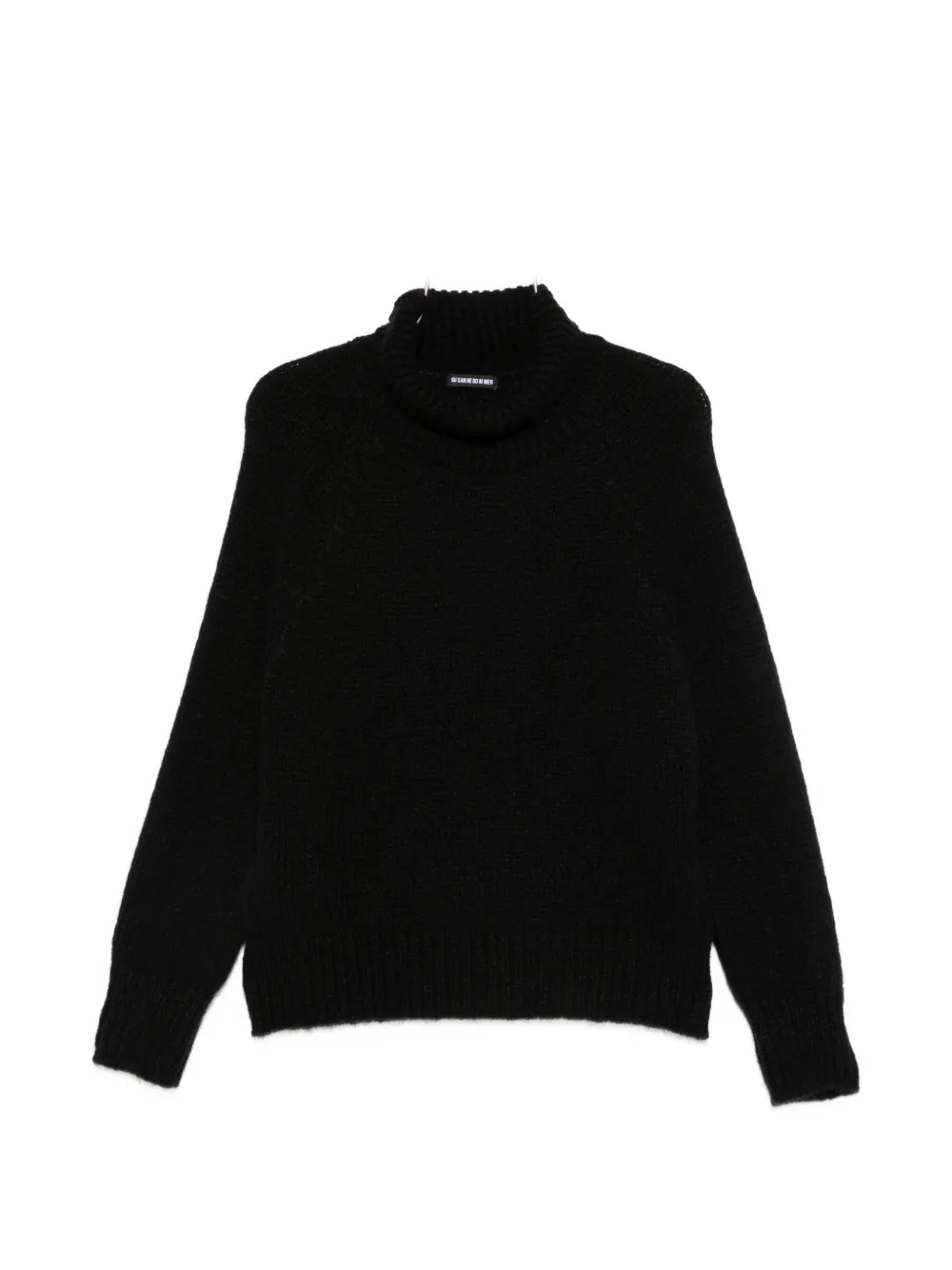Susanne Bommer Ribbed-knit Turtleneck Sweater In Black