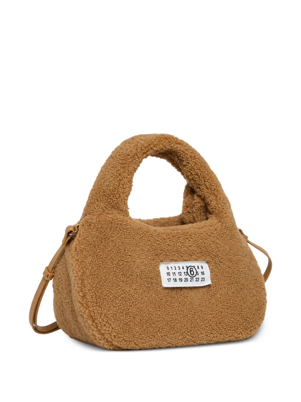 MM6 Maison Margiela Kids Shopper met logopatch Beige
