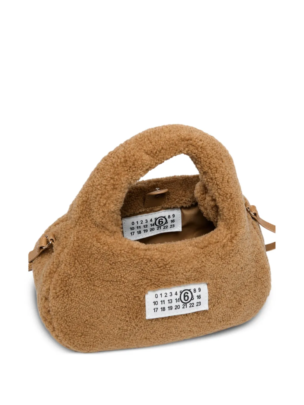 MM6 Maison Margiela Kids Shopper met logopatch Beige