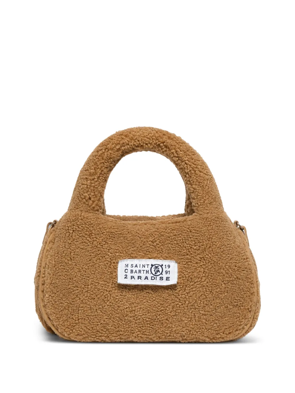 MM6 Maison Margiela Kids logo-patch tote bag - Toni neutri