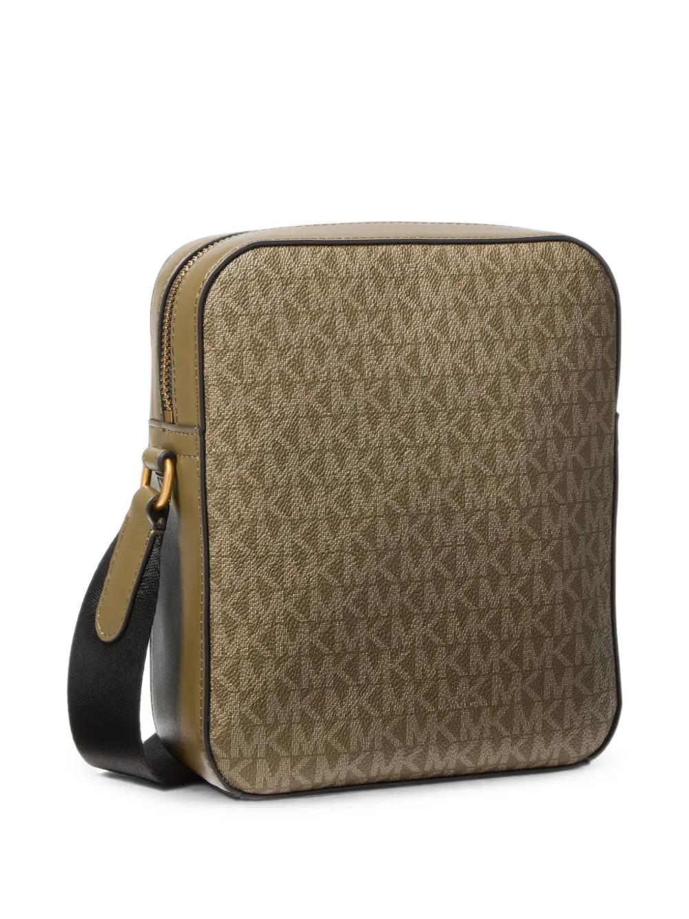 Michael Kors Hudson Signature mini-tas met logo Bruin