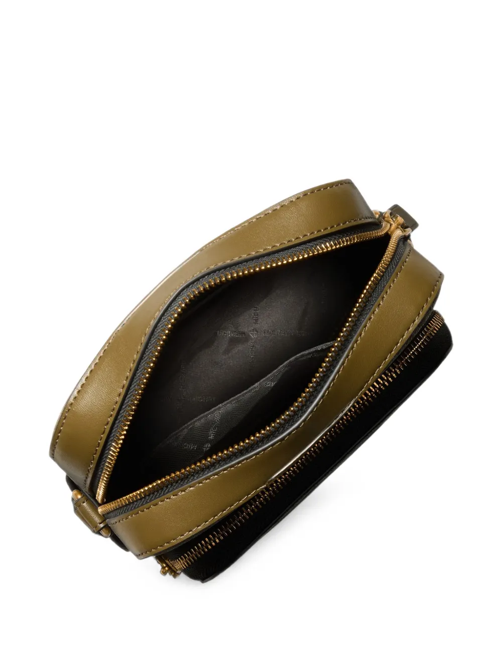 Michael Kors Hudson Signature mini-tas met logo Bruin