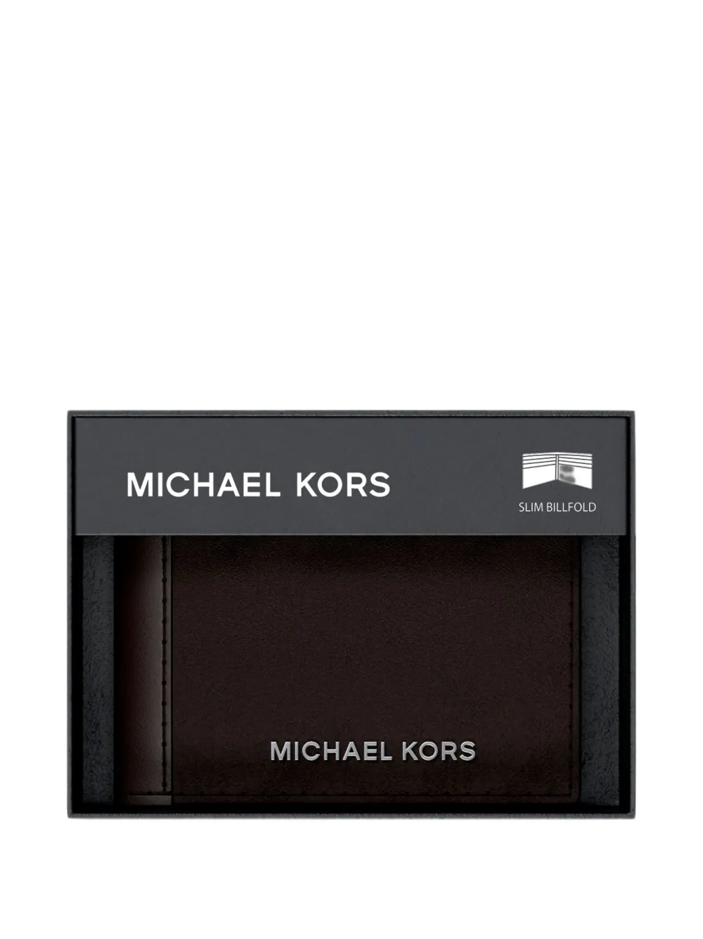 Michael Kors Mason suède portemonnee Bruin