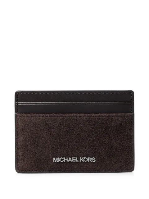 Michael Kors Mason suede card holder