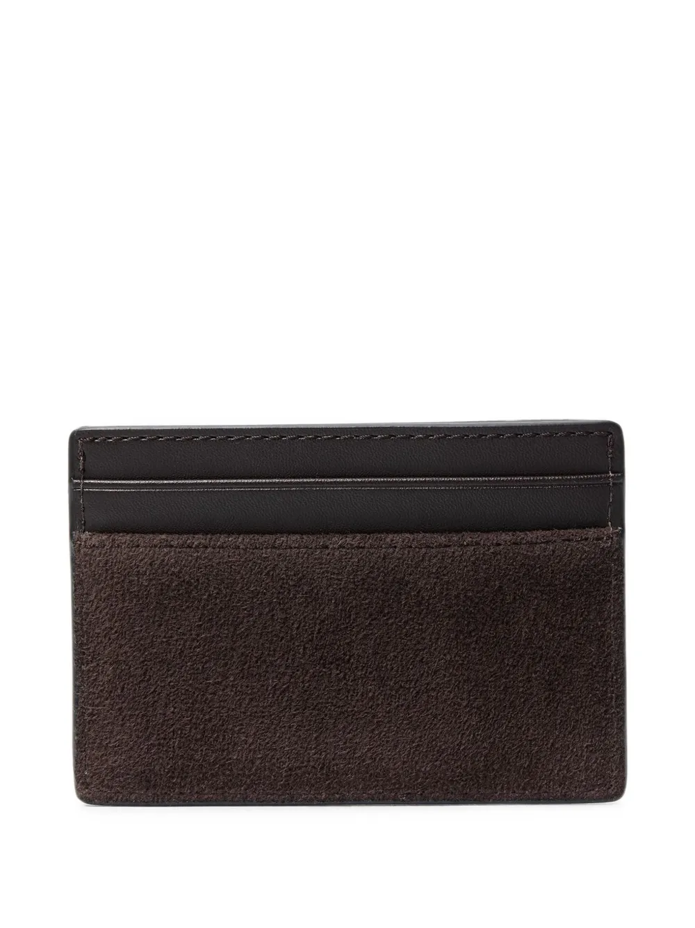 Michael Kors Mason suède pasjeshouder Bruin