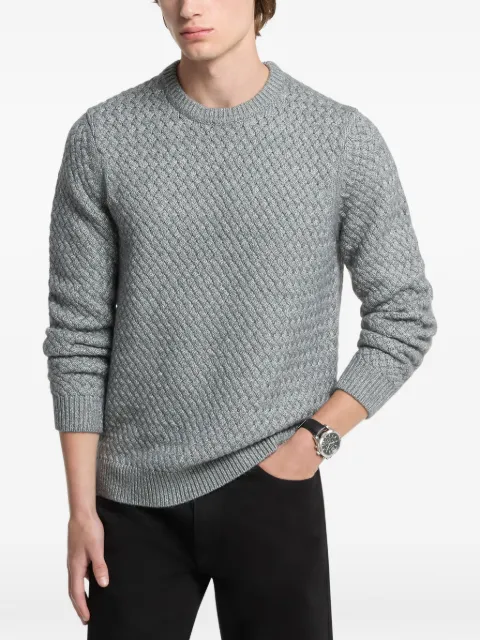 Michael Kors crosshatch cotton blend sweater