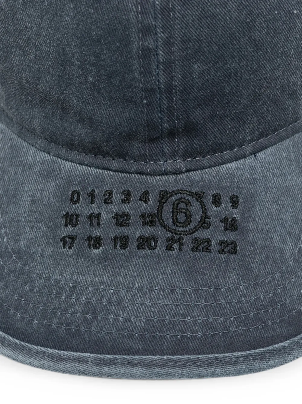 MM6 Maison Margiela Numeric Signature honkbalpet Blauw