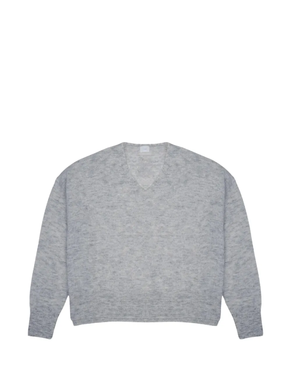 Ct Plage V-neck Knitted Sweater In Gray
