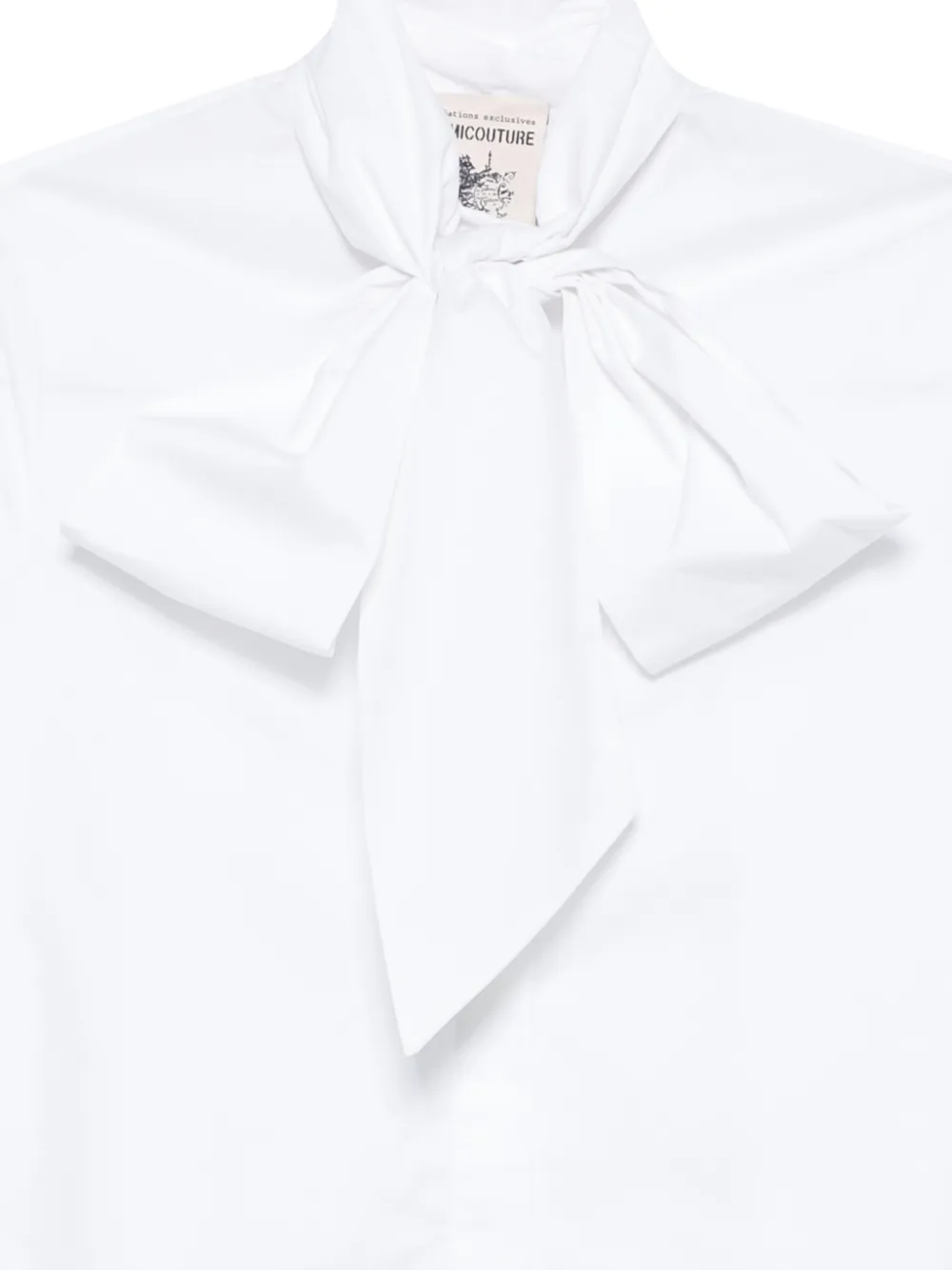 Semicouture Blouse met strik Wit