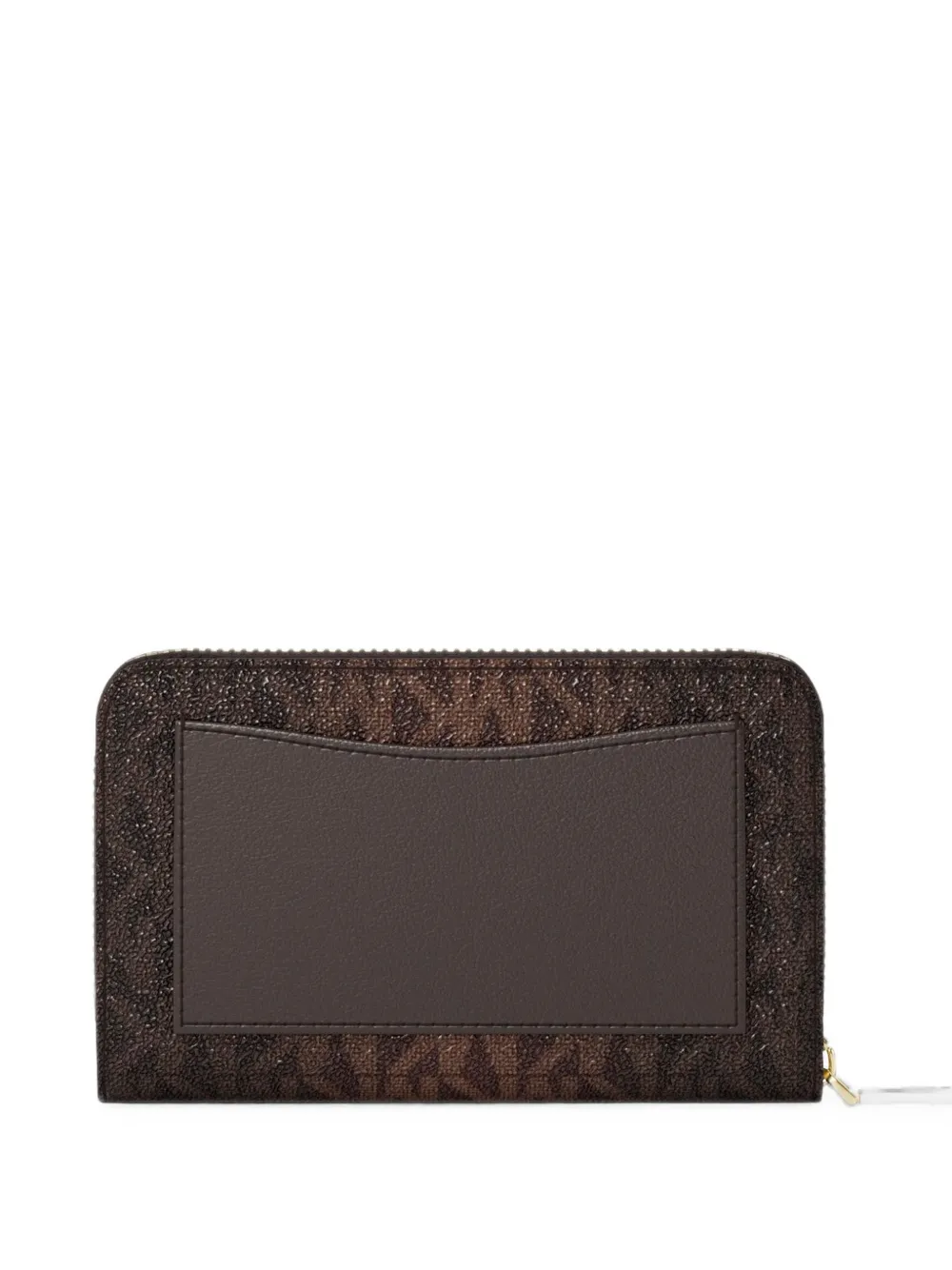 Michael Kors Kleine leren portemonnee met logo Bruin