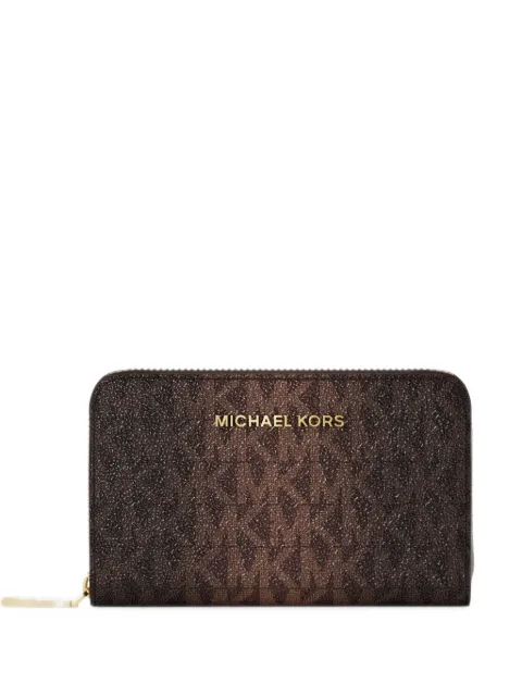 Michael Kors small logo and leather wallet