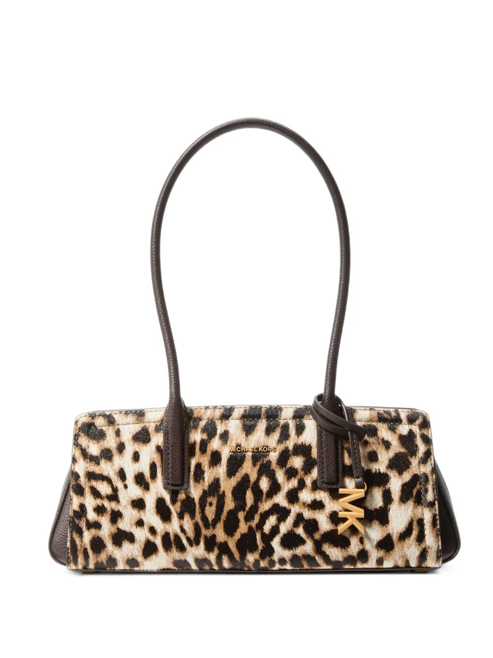 Michael Kors Laila small leopard print calf hair shoulder bag