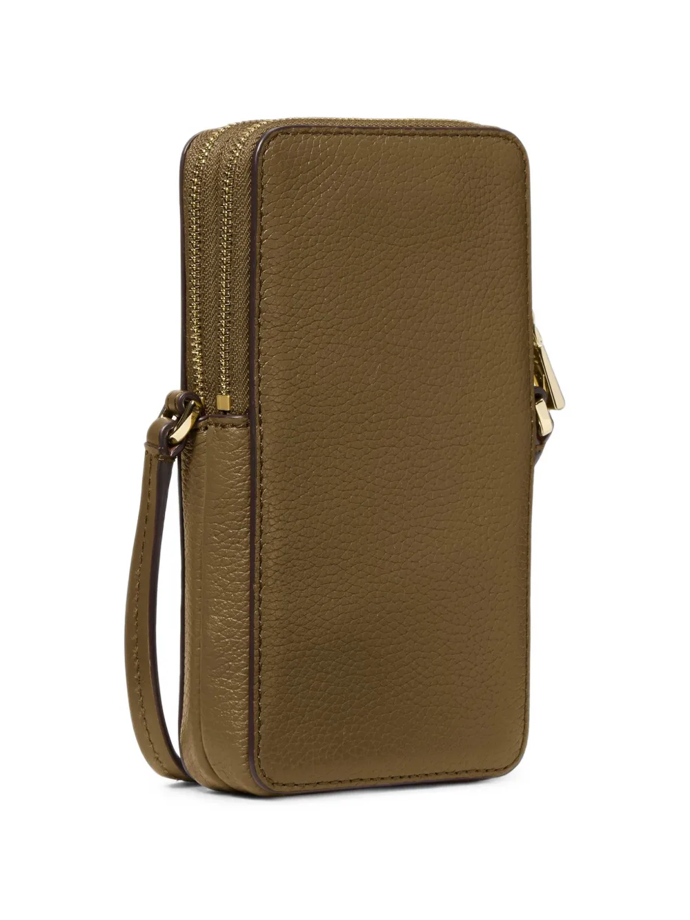 Michael Kors Kleine Jet Set smartphone crossbodytas van bewerkt leer Bruin