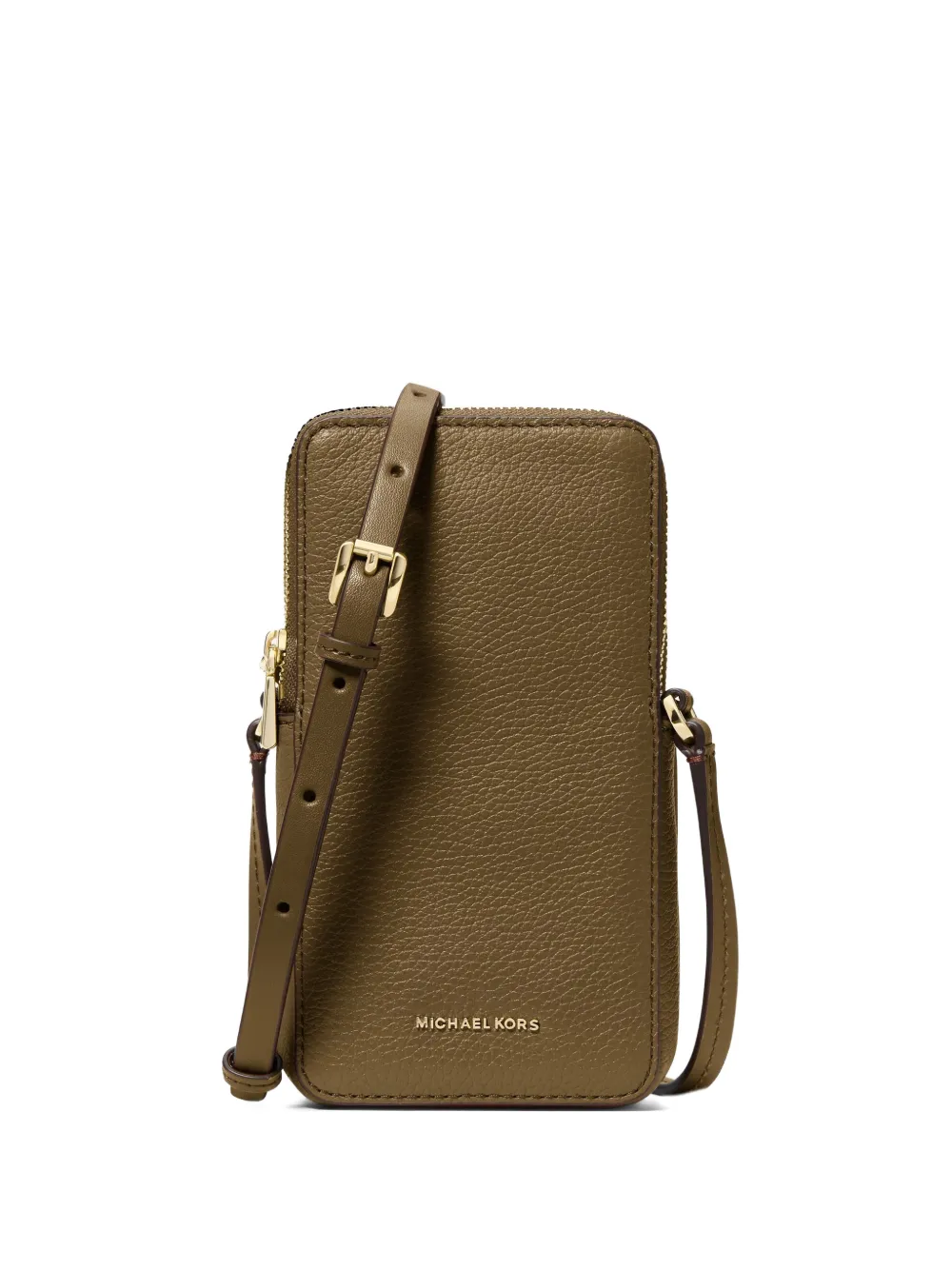 Michael Kors Jet Set small pebbled leather smartphone crossbody bag