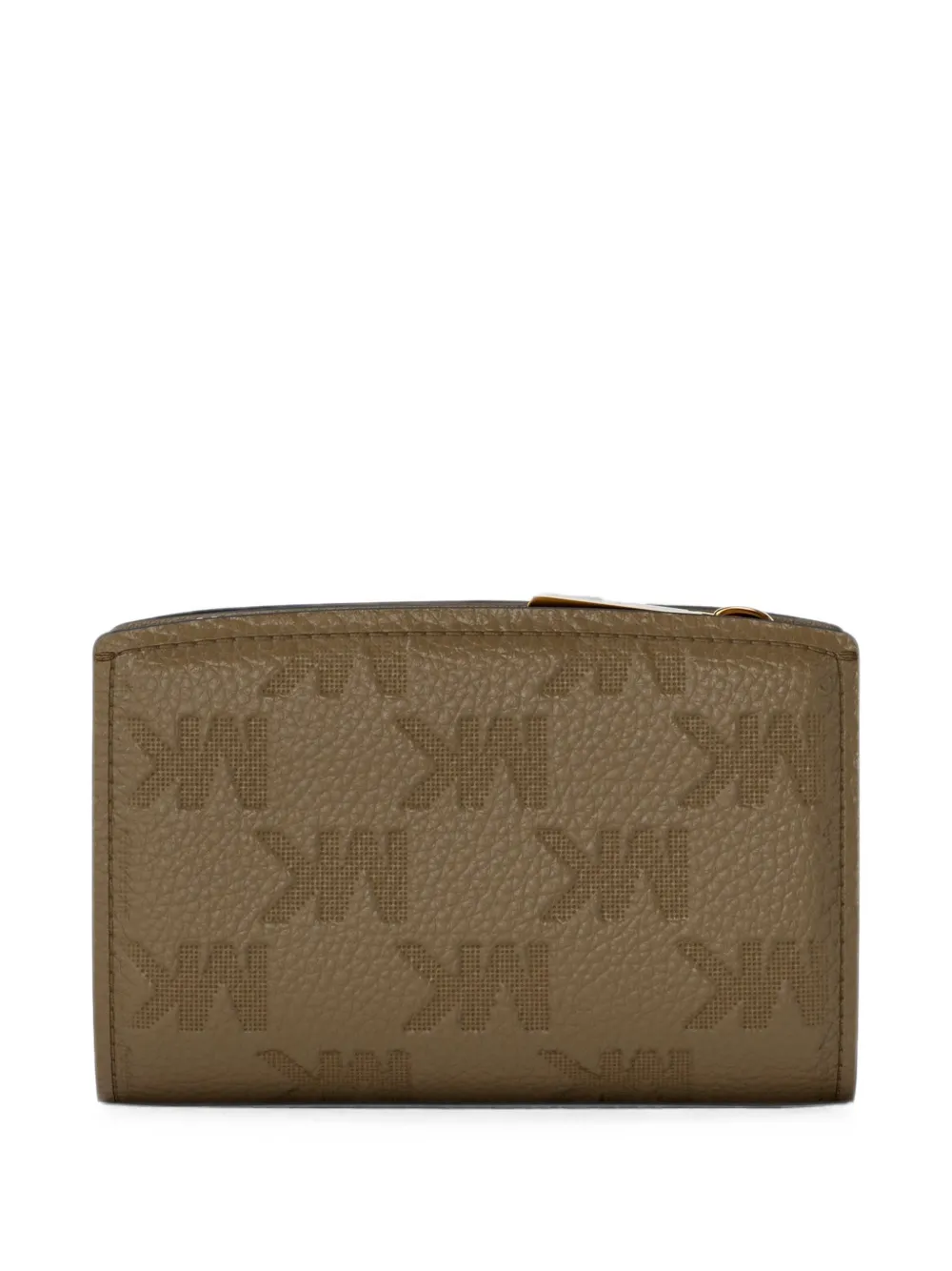Michael Kors Leren portemonnee met logo-reliëf Bruin