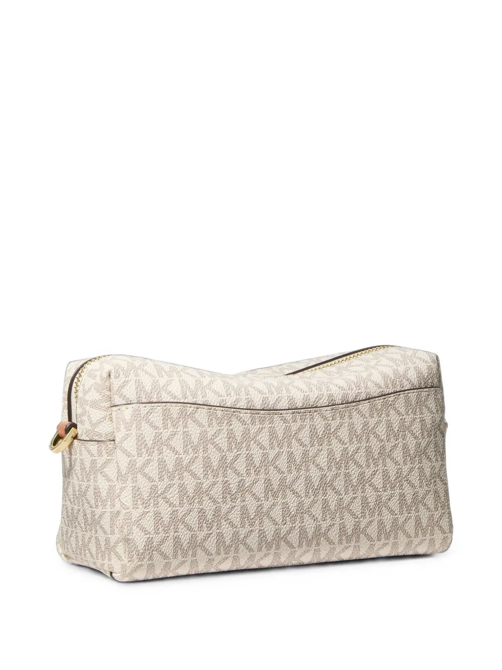 Michael Kors Schoudertas met monogram-print Beige