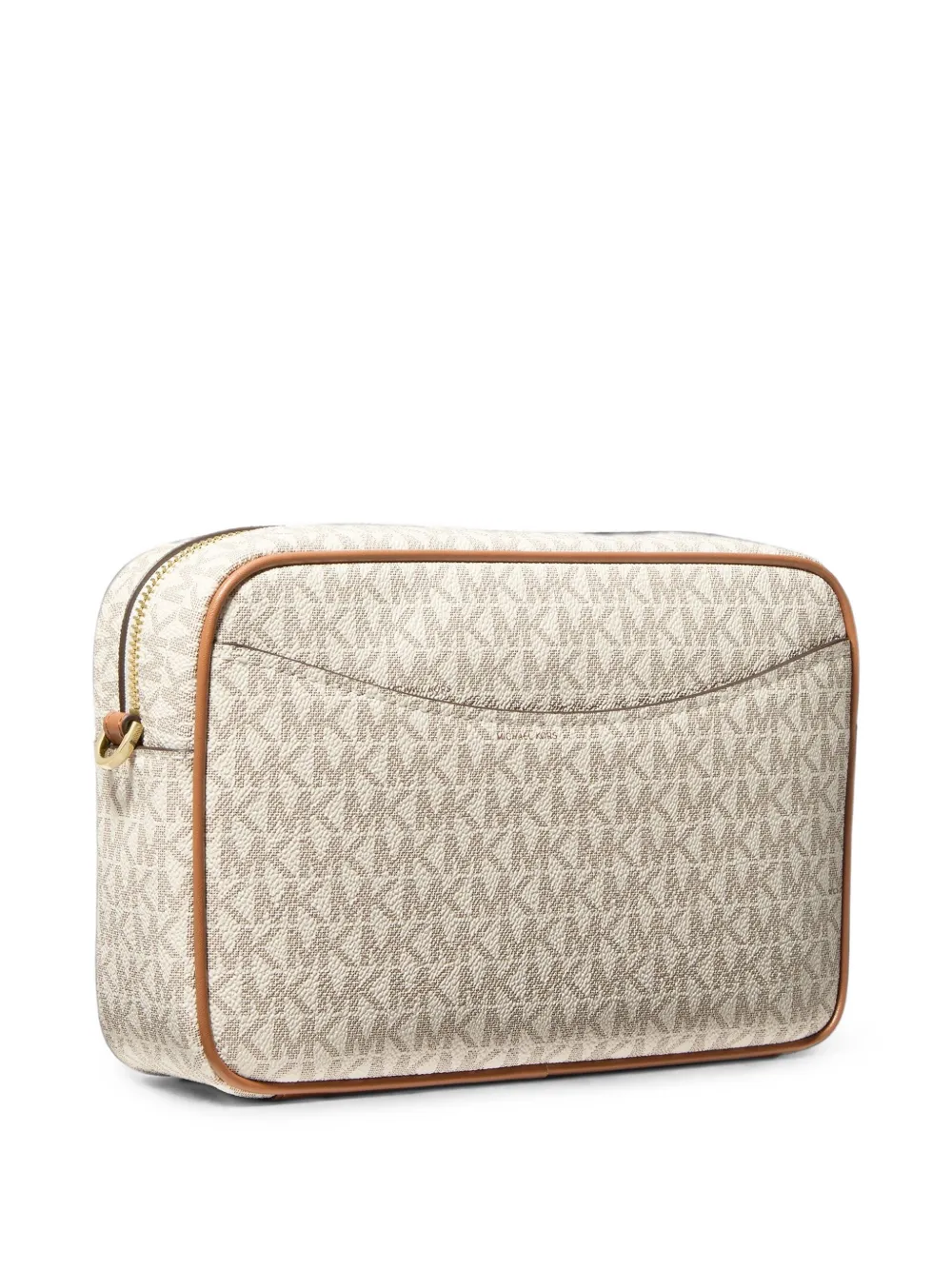 Michael Kors Grote schoudertas met exclusief Bev-logo Beige