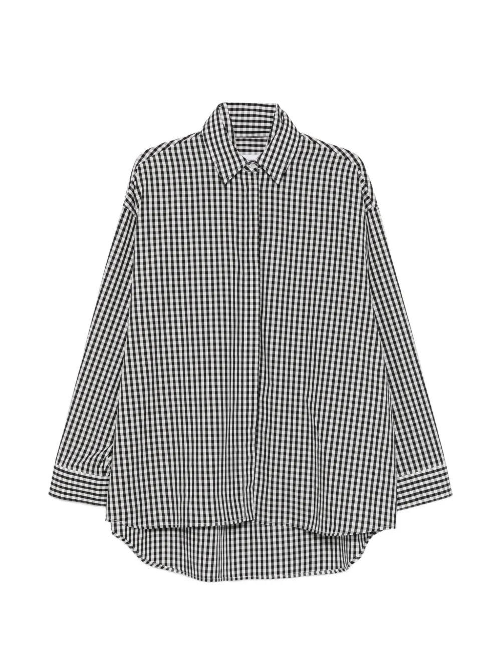 Marie Adam-Leenaerdt gingham-check oversized shirt
