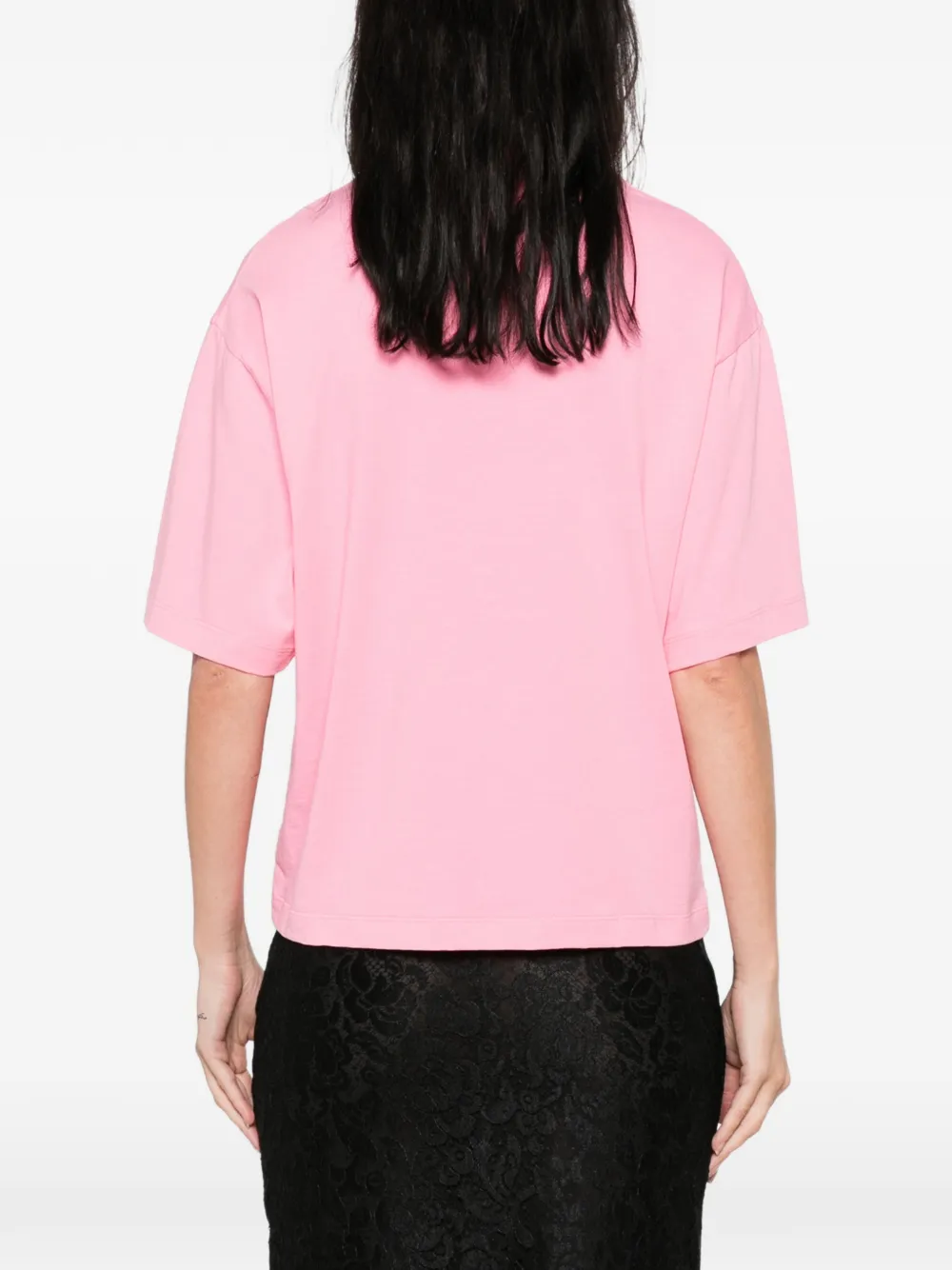 Marie Adam-Leenaerdt T-shirt met strikdetail Roze