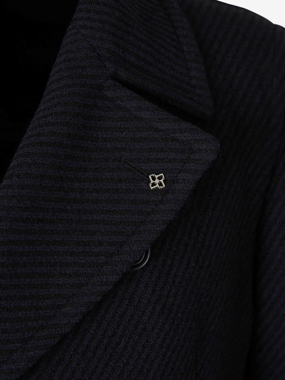 Tagliatore Jas met dubbele rij knopen en revers Blauw