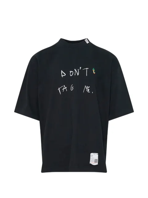 Maison MIHARA YASUHIRO Don't Tag Me. printed cotton T-shirt