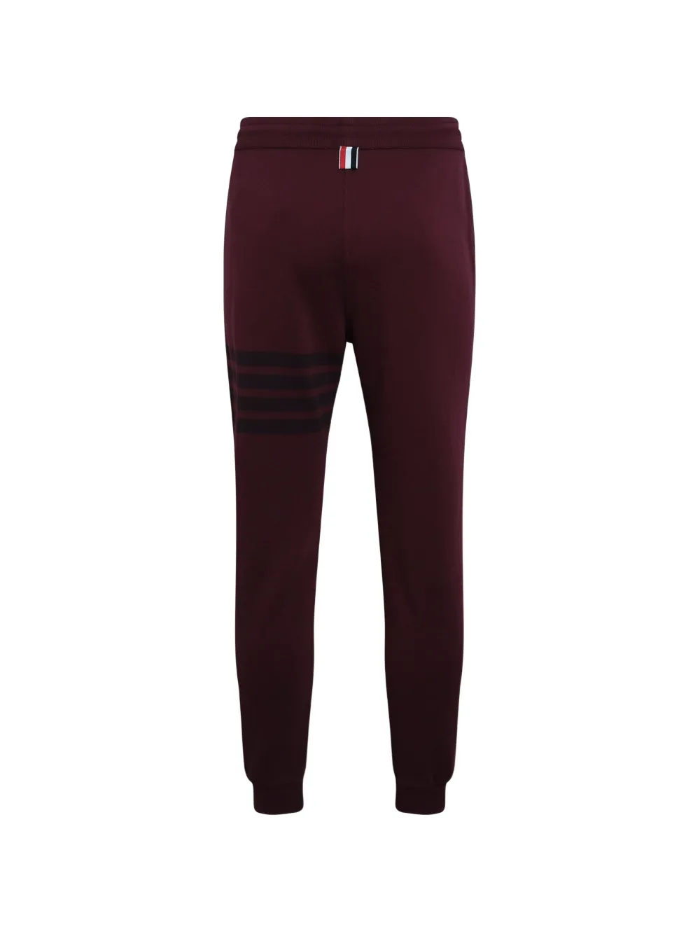 Thom Browne Trainingsbroek met vier strepen Rood