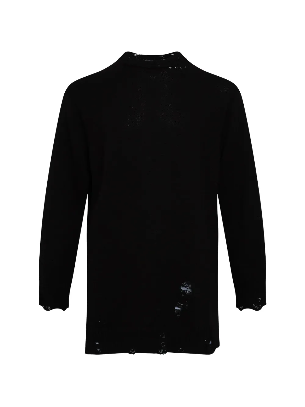 Yohji Yamamoto distressed wool sweater