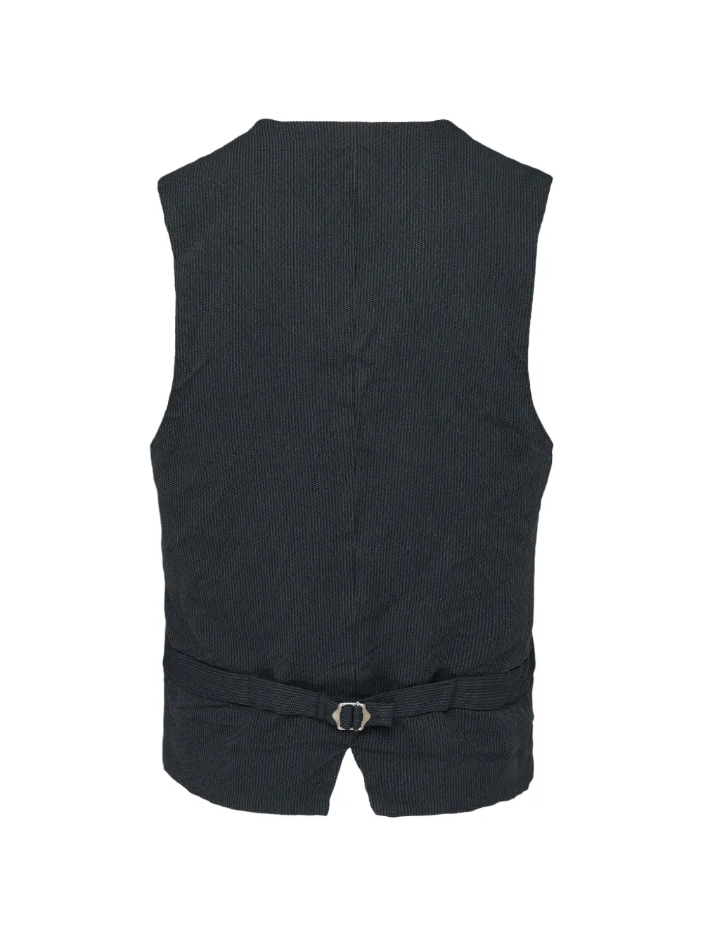 Junya Watanabe MAN Spencer met patchwork en V-hals Zwart