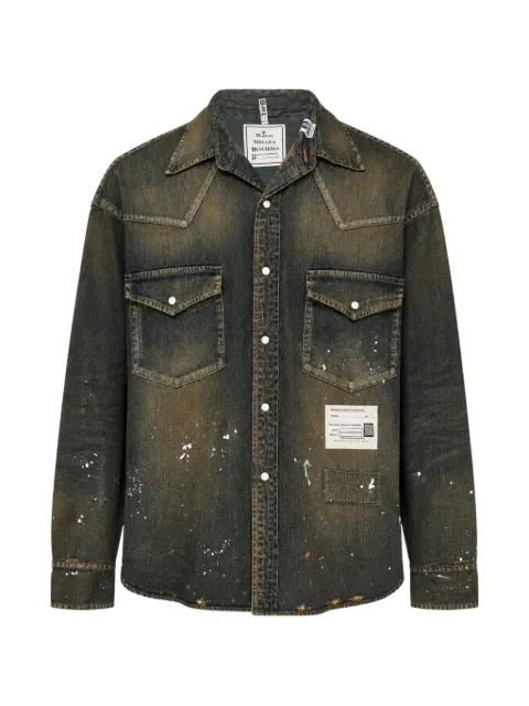 Maison MIHARA YASUHIRO flatted-collar denim shirt