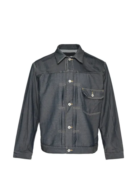 Comme des Garçons Homme pleated cinch-back denim jacket