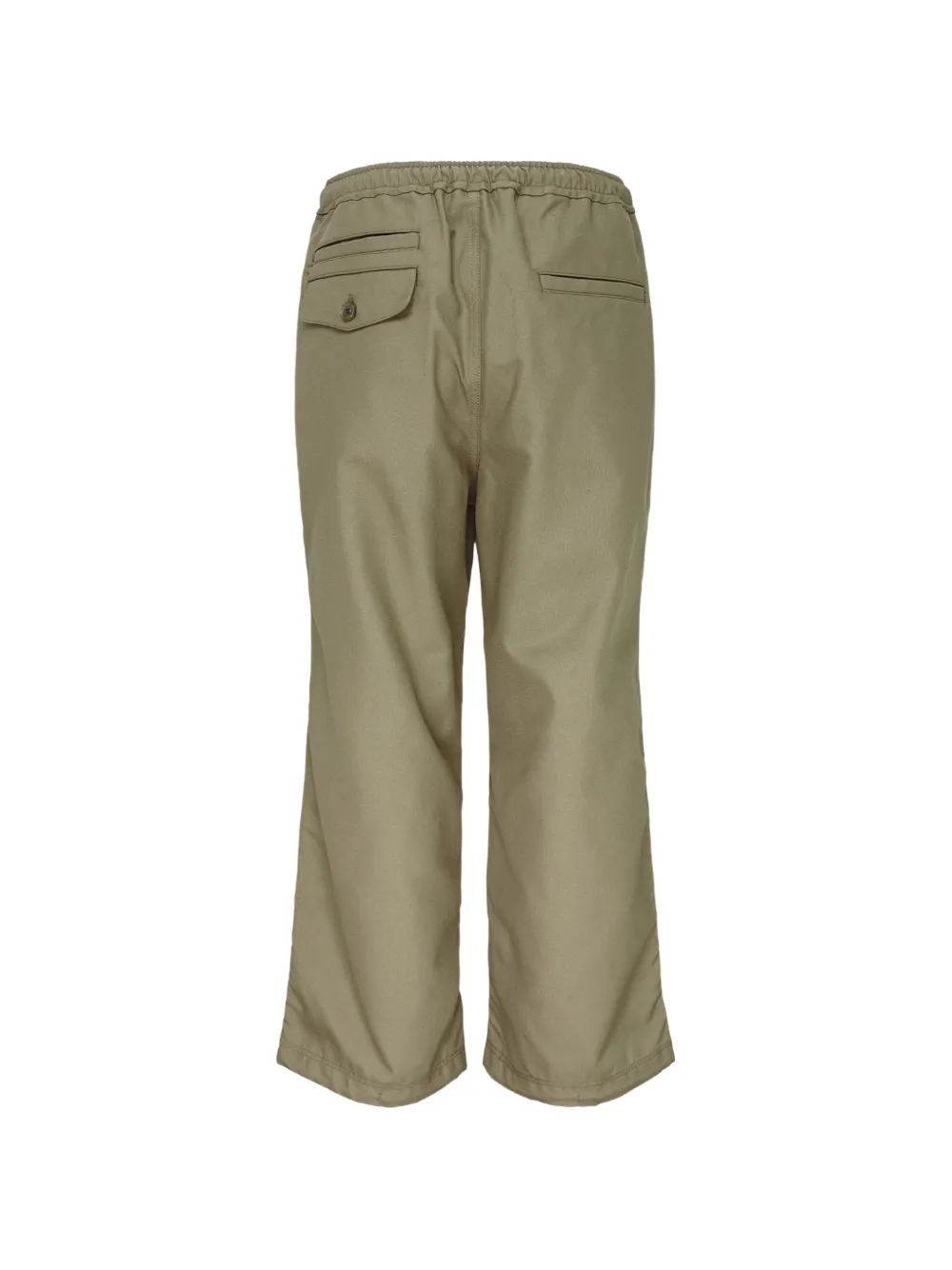 Comme des Garçons Homme Broek met elastisch trekkoord Groen