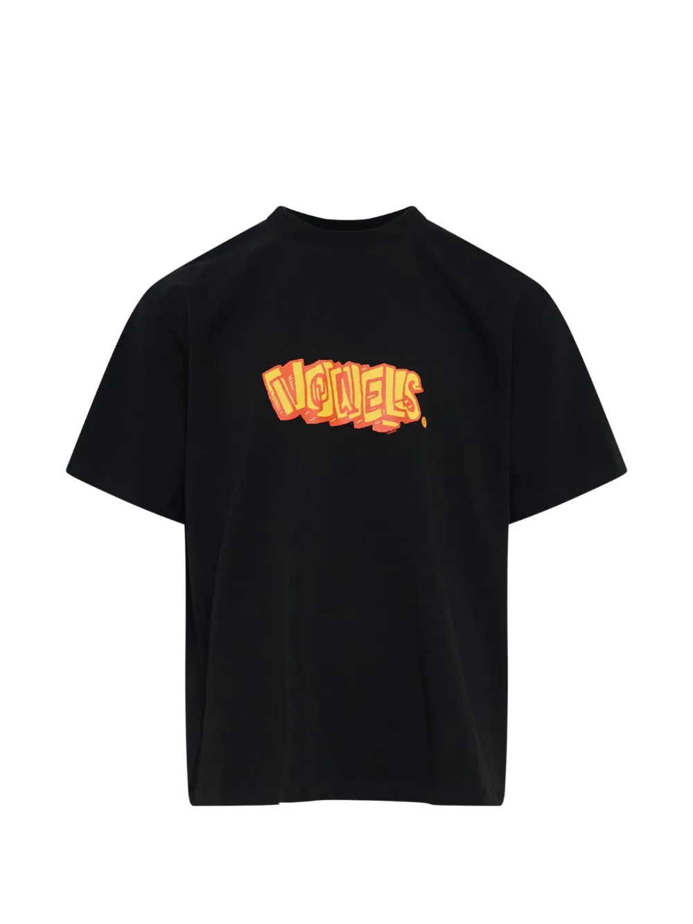 Vowels Graffiti Tee logo-print T-shirt