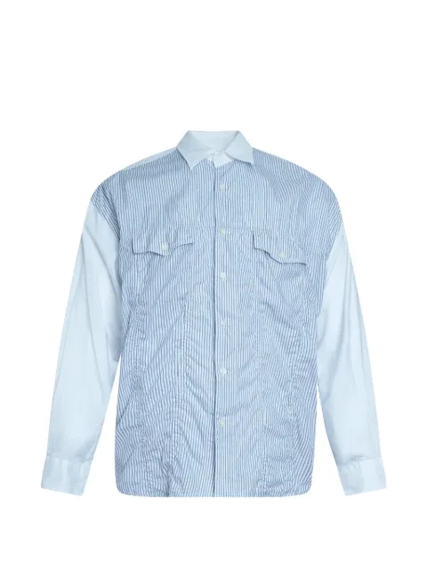 Comme des Garçons Homme striped panelled shirt