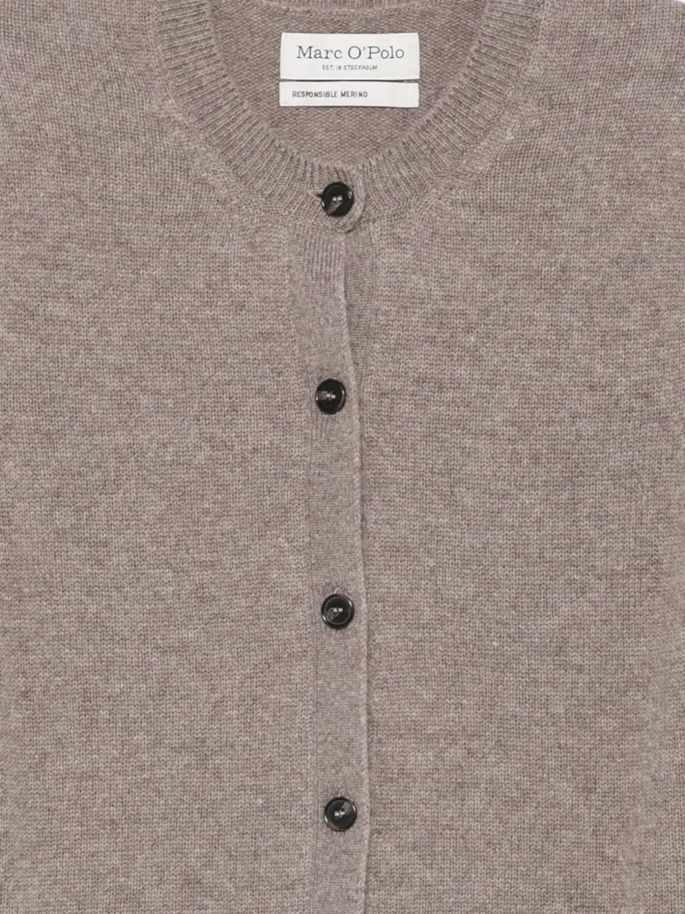 Marc O'Polo Button-up vest Grijs