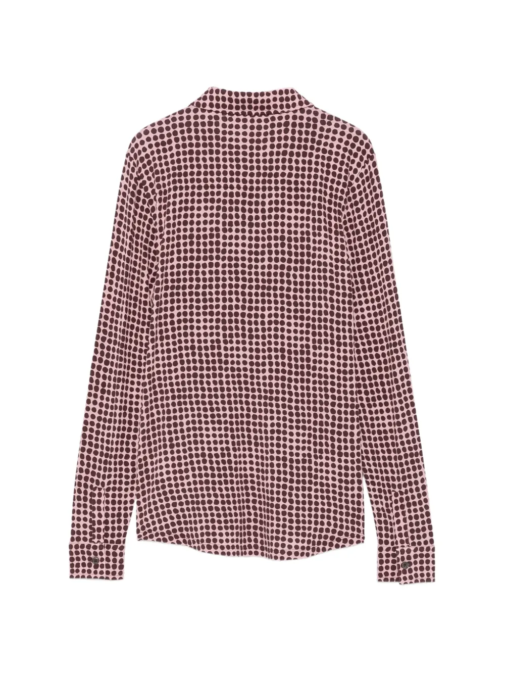 Marc O'Polo polka-dot long-sleeved shirt Roze