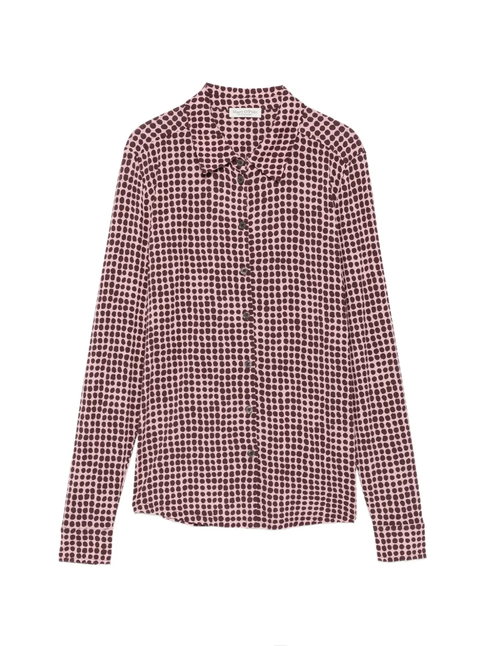 Marc O'Polo polka-dot long-sleeved shirt