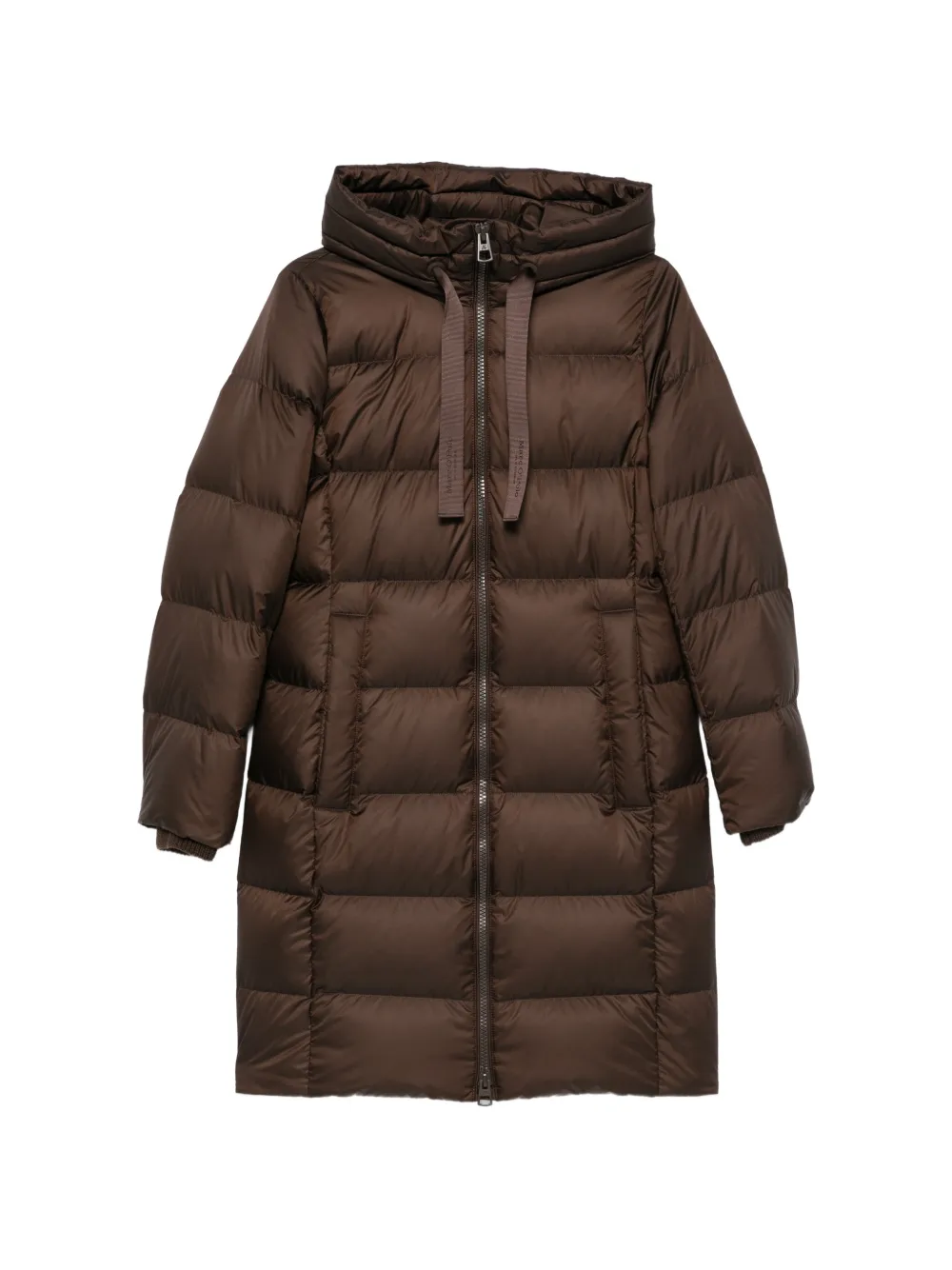 Marc O'Polo quilted hooded coat - Marrone