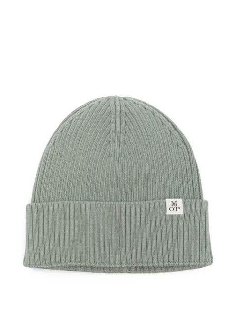 Marc O'Polo ribbed-knit beanie hat