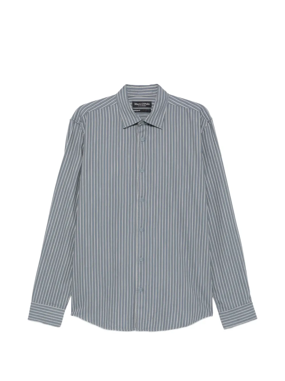 Marc O'Polo striped-pattern long-sleeved shirt