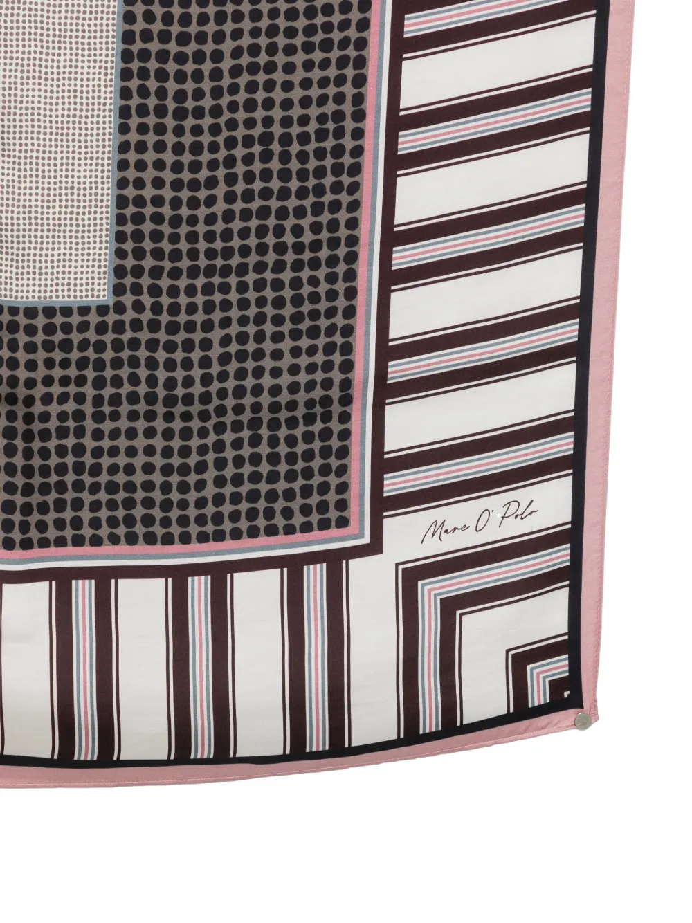 Marc O'Polo Sjaal met geometrische print Wit
