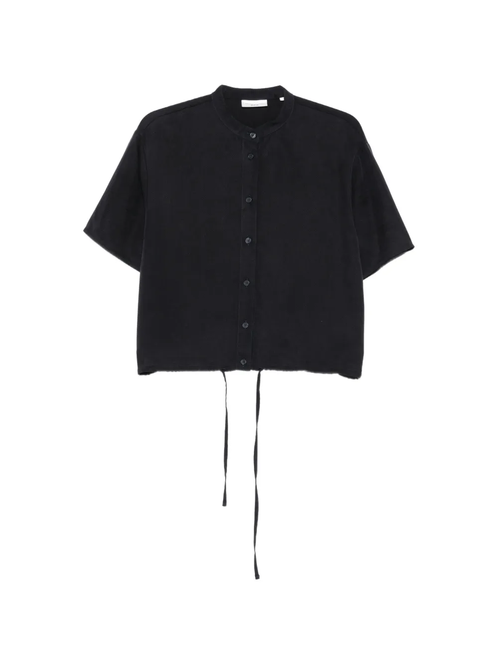 Marc O'Polo drawstring-hem cropped shirt